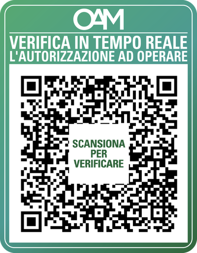 QR code OAM: verifica l’autorizzazione ad operare di Credif S.r.l.